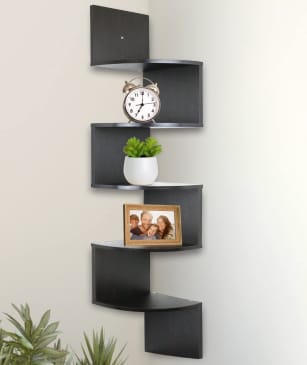 Corner Floating Shelf on Amazon This Is an Unconventional Space Saver Apartment Therapy